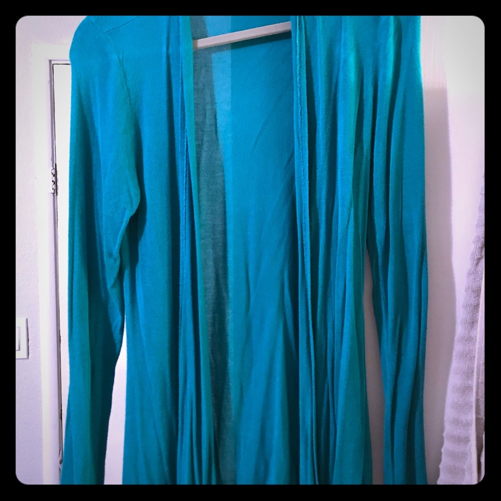 Aqua long cardigan